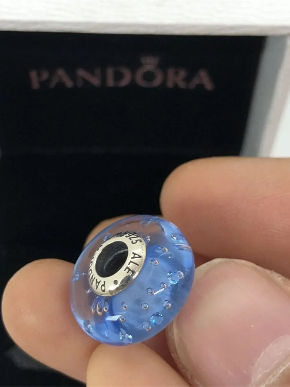 👍👍Pandora Blue Murano Glass Bead Charm - Picture 2 of 7